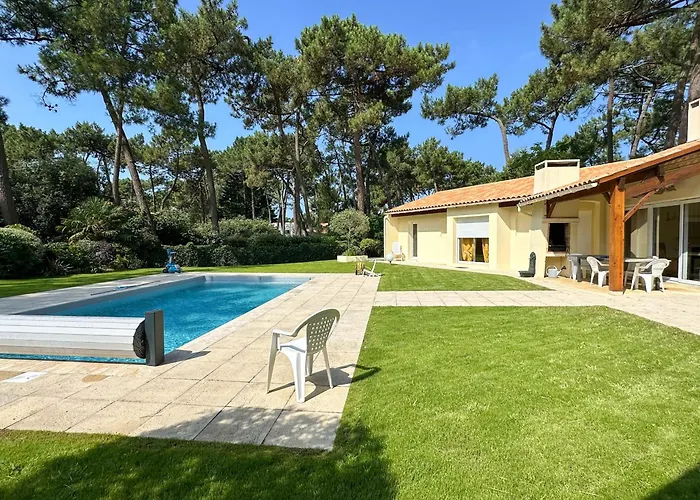 Moderne 8 Pers A La Palmyre Avec Piscine & Wifi - Fr-1-705-15