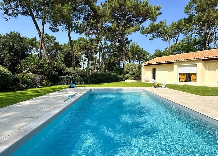 Moderne 8 Pers A La Palmyre Avec Piscine & Wifi - Fr-1-705-15 Villa